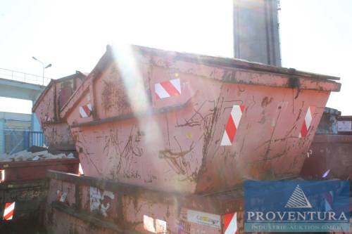 Absetzcontainer Absetzmulde Stahl mit Deckel 5m³