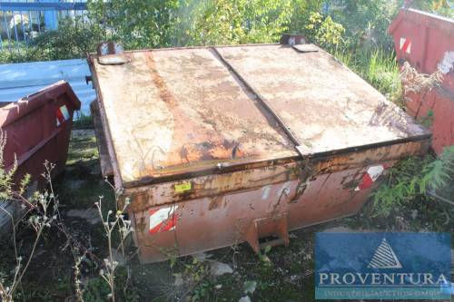 Absetzcontainer Absetzmulde Stahl mit Deckel