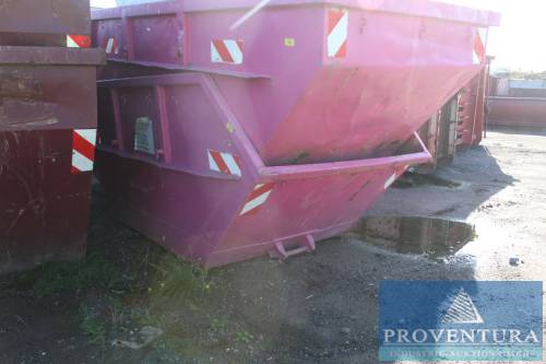 Absetzcontainer Absetzmulde Stahl pink 5m³