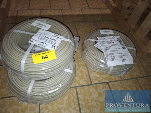 Kabel J-Y(ST)Y 2x2x0.8 mm² grau 100 m 3 St. [1]