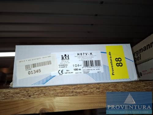 Kabel H07V-K 1x4 mm² grün/gelb 100 m 1 St. [1]