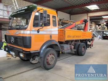 Lkw Kipper Ladekran MERCEDES-BENZ 1222A