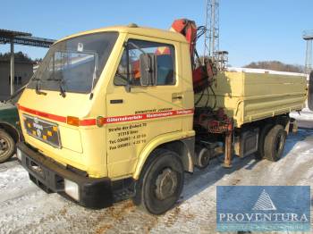 Lkw Kipper Ladekran VW MAN 8.150 4x2