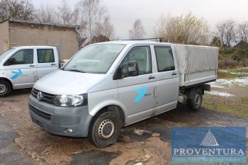 Lkw Doka offener Kasten VW T5 2.0 TDI Facelift EZ 2011 Klima Sitzheizung